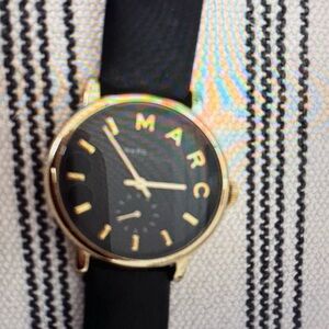 Marc Jacobs Black and Gold Women's Watch